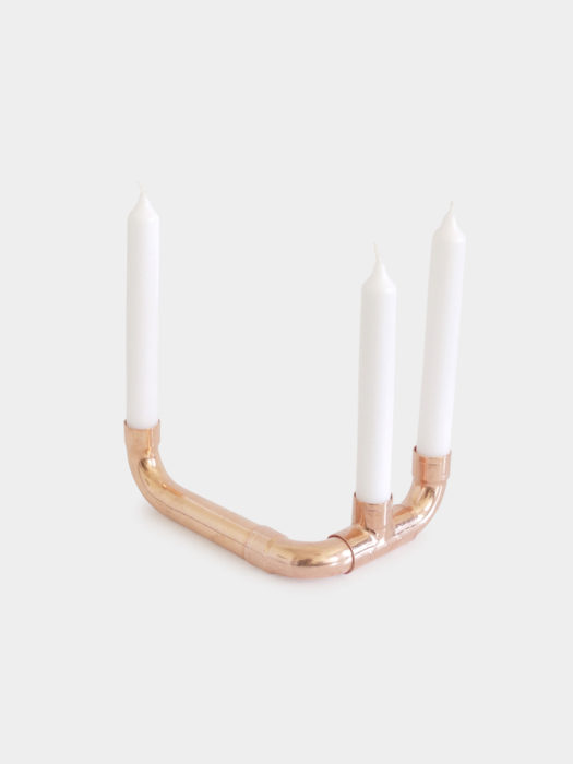 TRIJE KOSI COPPER CANDLESTICK