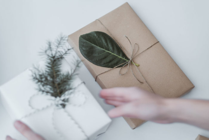 Holiday gift wrapping ideas for minimalists