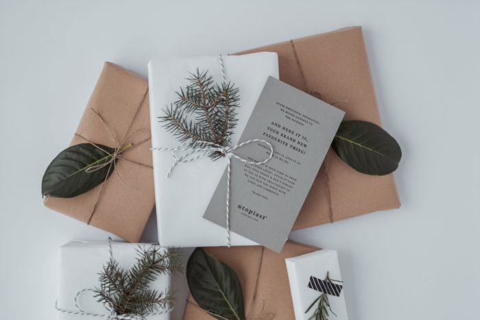 Holiday gift wrapping ideas for minimalists