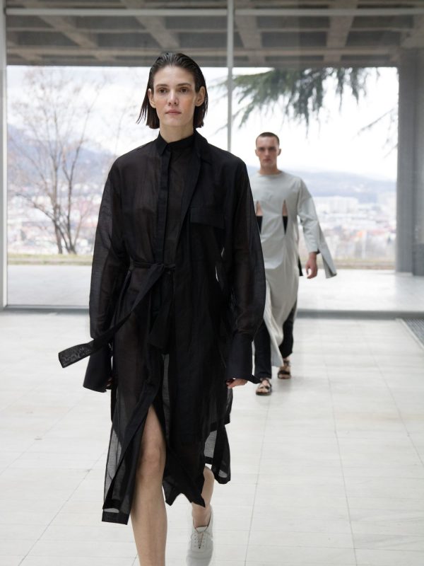 Ludus Postgender II LOOK_04 Ludus black shirt dress